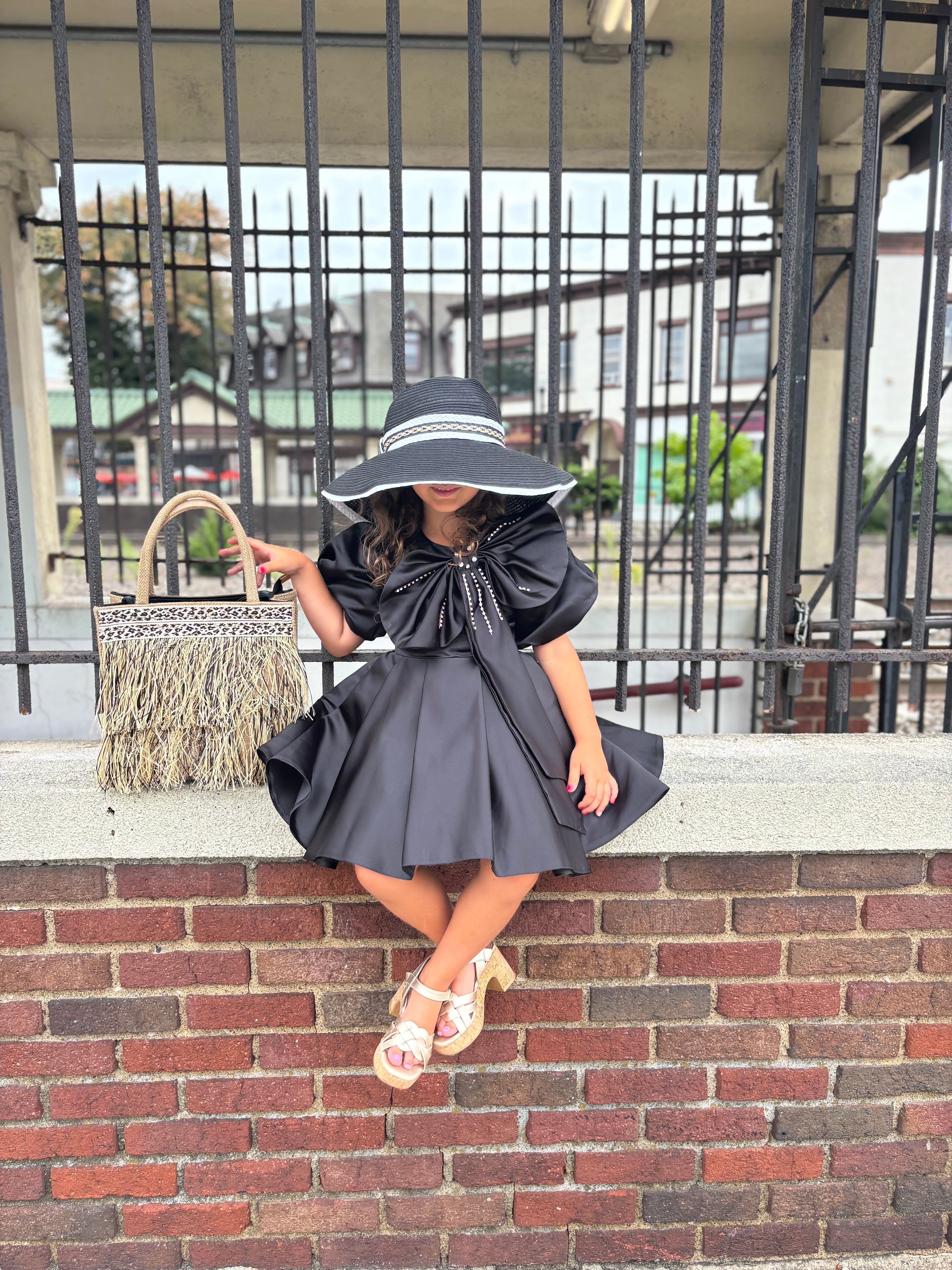 Beautifully Bow Black Dress