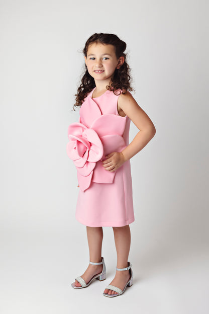 Powder Pink Flower Dress